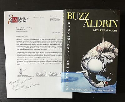 #ad SIGNED Magnificent Desolation Long Journey Home from Moon 1st ED Buzz Aldrin HC $329.95