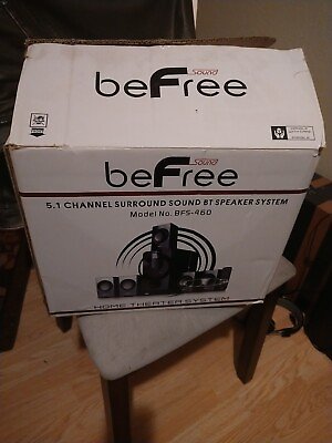 #ad BeFree BFS 460 5.1 Premium Surround Sound Bluetooth Speaker System $75.00