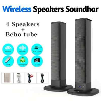#ad #ad 20W 3D Home Theater Stereo Surround Wireless Speaker Perfect Gift $45.88