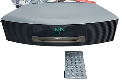 #ad Bose Wave Music System AM FM Radio and CD Player AWRCC1. W Remote TESTED WORKS $249.99