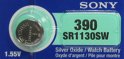 #ad 4 Sony Silver Oxide SR1130SW SR1130W SR1130 1.55V Watch Battery $8.70