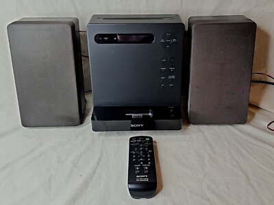 #ad Sony Stereo System CMT LX20i FM AM iPod CD MP3 Hi Fi Player Speakers amp; Remote $29.97
