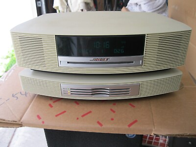 #ad Bose Wave Music System AWRCC2 Beige with Multi 3 CD Changer Good condition $300.00