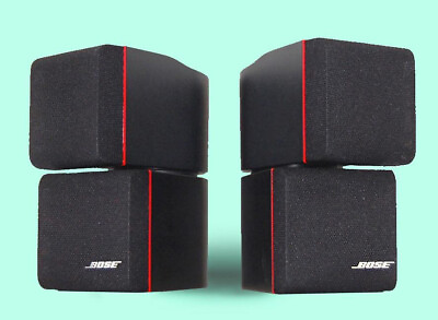 #ad 2 Bose Lifestyle Acoustimass 8 10 12 15 Double Cube Redline Speakers One Pair $98.00