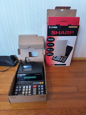 #ad Sharp EL 2196BL Basic Calculator $33.50