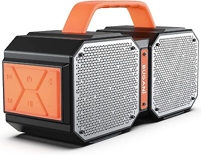 #ad BUGANI Portable Bluetooth Speaker Wireless Subwoofer Outdoor waterproof Speaker $24.99