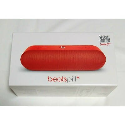 #ad Beats by Dr. Dre ML4Q2PA A Beats Pill Red Wireless Portable Bluetooth Speaker $169.78