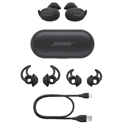#ad Bose Sport Earbuds True Wireless Bluetooth Headphones Black $179.00