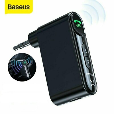 #ad Baseus 3.5mm AUX Jack Wireless Bluetooth 5.0 Receiver Car Kit Speaker Adapter $12.90