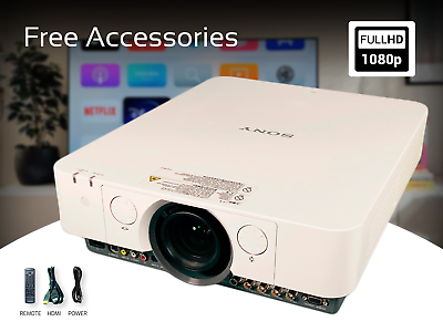 #ad Sony VPL FHZ55 3LCD Laser Projector 4000 Lumens Home Theater Full HD WUXGA DICOM $374.00