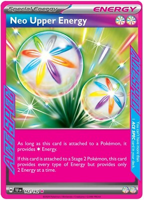 #ad Neo Upper Energy 162 162 Temporal Forces Pokemon TCG ACE SPEC Rare NM $3.95