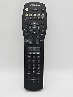 #ad BOSE Remote Control MX 9 10 C UNIVERSAL TV VIDEO DVD VCR AUX TESTED $33.99