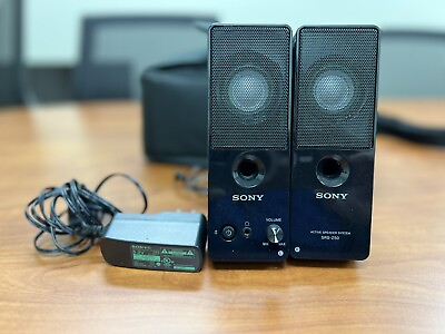 #ad Sony SRS Z50 Computer Desktop Speakers System All Wires External $24.99