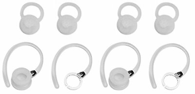 #ad 4 Pack Wireless Ear Hook Earhook Clip Loop Motorola Bluetooth Headset Boom White $16.54