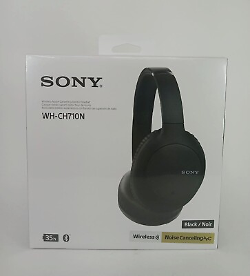 #ad Sony Wireless Noise Cancelling Over The Ear Headphones WH CH710N Black $127.49