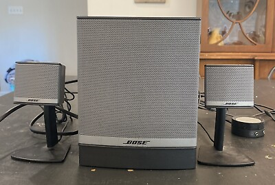 #ad #ad Bose Companion 3 Series II Multimedia Speaker System amp; Subwoofer TESTED WORKS $169.99