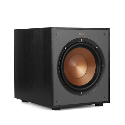 #ad Klipsch R 100SW 10quot; 300W Max Powered Subwoofer Reference Series Black $199.00