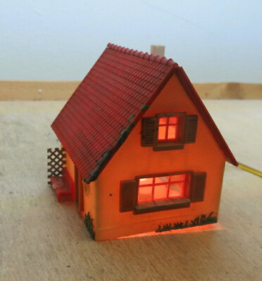 #ad Small Single Family Home Gauge H0 N Illuminated $10.04