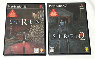 #ad Siren 1 2 Horror Adventure Game Sony set PS2 PlayStation2 NTSC J JAPAN $79.98