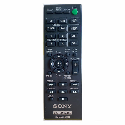 #ad New Original RM AMU186 For Sony System Audio Remote Control MHC EC919iP EC919iP $8.09
