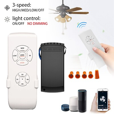 #ad WiFi Wireless Ceiling Fan Control Switch Smart Life APP Fan Remote Control Kit $26.67