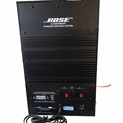 #ad BOSE Acoustimass Model 2683 Powered Speaker System Subwoofer Black 5 pin $150.00