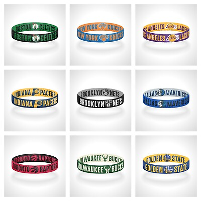 #ad Reversible NBA Teams Bracelet Stretch Bracelet NBA Wristband $12.00