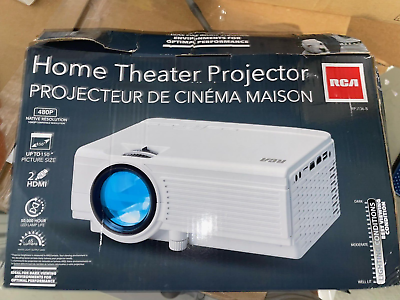 #ad RCA Home Theater Projector 1080p HDMI Movie 2200 Lumens RPJ136 B New $32.95