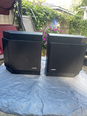 #ad Pair Vintage BOSE Model 2001 Direct Reflecting Bookshelf Wired Speakers Tested $59.00