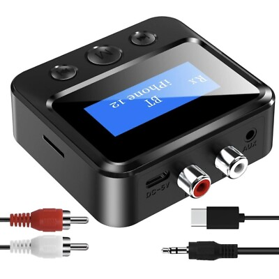 #ad Home Stereo Bluetooth Transmitter Receiver TV Bluetooth Receiver RCA 3.5mm AUX $16.99