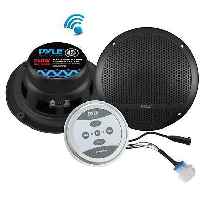#ad Pyle Universal Mount Bluetooth Speaker amp; Amplifier System 6.5’’ Speakers 240 W $99.99