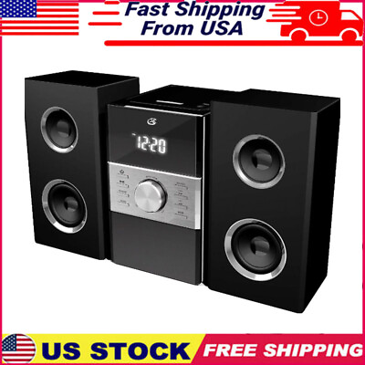 #ad Compact Shelf Stereos Home Music System LCD Display Timer W 2 Channel Sound Us $69.00