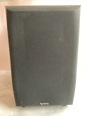 #ad Infinity PS 8 Home Theater Subwoofer Active Crossover Powered 8quot; 100 Watt Black $87.00