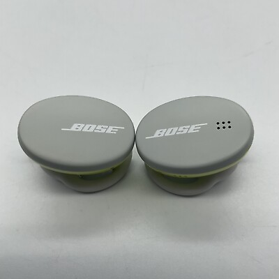 #ad BOSE SPORT EARBUDS TRUE WIRELESS BLUETOOTH GLACIER WHITE EARBUDS ONLY BAD SOUND $44.99