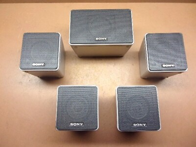 #ad SONY Wall Mount Surround Sound Speakers SS MSP67 4 Satellite amp; SS CNP67 Center $29.99
