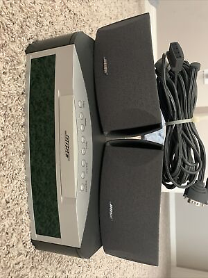 #ad #ad Bose Home Theater System AV3 2 1 With 2 Speakers Main Unit Main Wire Untested $110.00