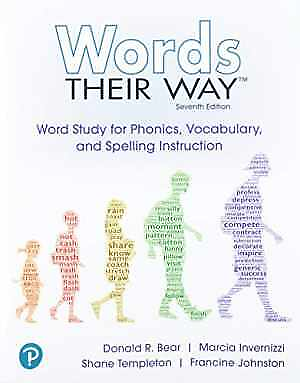 #ad Words Their Way: Word Study for Paperback by Bear Donald; Invernizzi Good $47.73
