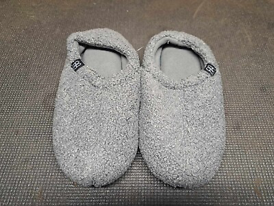 #ad Home Top Women#x27;s Gray Slippers Size 7 8 $19.99