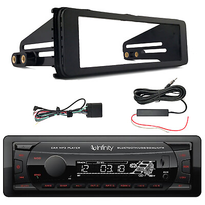 #ad Infinity Receiver w Antenna Booster Dash Kit select 1998 2013 HD Motorcycles $99.99
