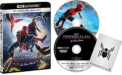 #ad SPIDER MAN No Way Home 4k ULTRA HD Blu ray original trading card set $155.73