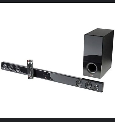 #ad LG 2.1 Channel 300W Sound Bar w Bluetooth amp; Wireless 200W Sub $80.00