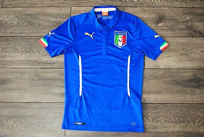 #ad ITALY NATIONAL TEAM HOME 2014 2015 ORIGINAL FOOTBALL SHIRT JERSEY MAGLIA PUMA S $29.99