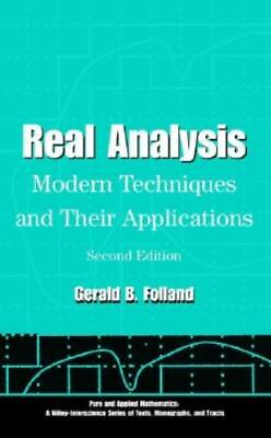 #ad Real Analysis: Modern Techniques And Their Applications $118.55
