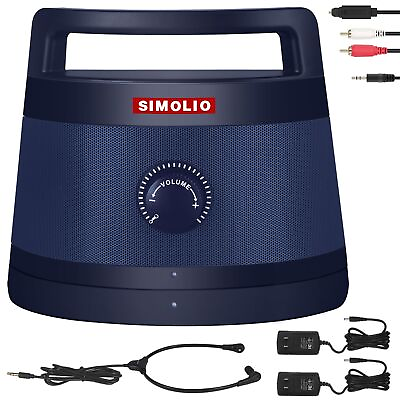 #ad SIMOLIO Clear Dialogue Wireless TV Speakers Tone Adjustment Wireless Speakers $118.00