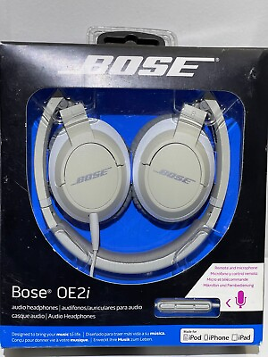#ad Bose OE2i Audio Headphones Earphones Headband Wired With Case White 346019 0030. $299.99
