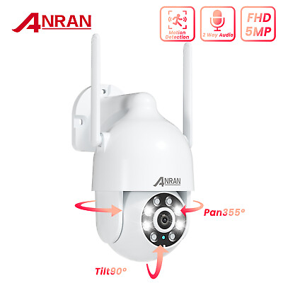 #ad ANRAN Home PTZ Wireless IP Security Camera Outdoor System 5MP CCTV Two Way Audio $49.99