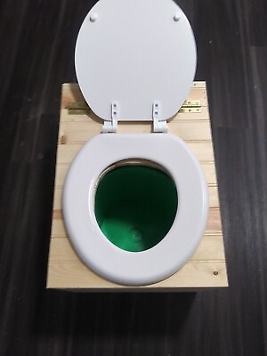 #ad Pine Composting Toilet 3 4 inch Cabin Outdoor System Cabins No Urine Diverter  $297.90