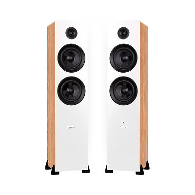 #ad Fluance Powered Floorstanding Tower Speakers for TV Turntable PC amp; Bluetooth $499.99