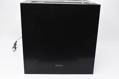 #ad Sony Model SA WCT260 Active Powered Subwoofer Wireless 60Hz Cube Black Tested $51.83