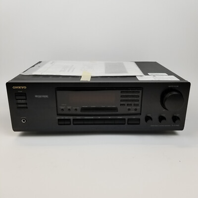 #ad Onkyo TX SV343 Audio Video Control Stereo Receiver Grade B $70.00